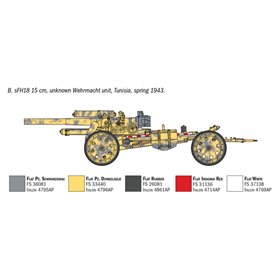 Italeri 7082 1:72 15 cm Field Howitzer / 10,5 cm Field Gu