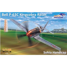 Dora Wings 48007 P-63A Kingcobra Racer (Sohio handicap)