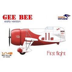 Dora Wings 1:48 Gee Bee - EARLY VERSION - FIRST FLIGHT 