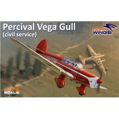 Dora Wings 1:72 Percival Vega Gull - CIVIL SERVICE