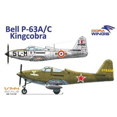 Dora Wings 1:144 Bell P-63A/C Kingcobra - 2IN1 