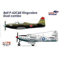 Dora Wings 1:72 Bell P-63C/E Kingcobra - DUAL COMBO - 2IN1 