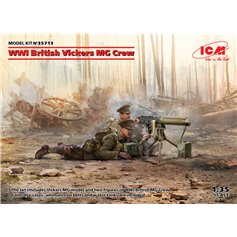 ICM 1:35 WWI BRITISH VICKERS MG CREW 