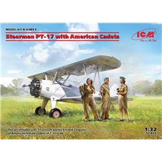 ICM 1:32 Stearman PT-17 + AMERICAN CADETS 