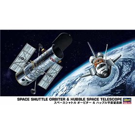 Hasegawa SP-455-52255 Hubble Space Telescope & Space Shuttle Orbiter w/Astronaut