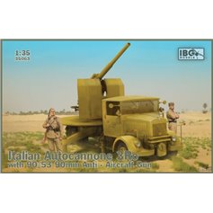 IBG 1:35 3RO ITALIAN AUTOCANNONER WITH 90/53 90MM ANTI-AIRCRAFT GUN 