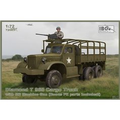 IBG 1:72 Diamond T 968 CARGO TRUCK W/M2 MACHINE GUN - BONUS PE PARTS INCLUDED 