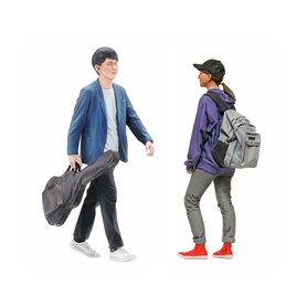 Tamiya 24356 Campus Friends Set 2 (plus scooter)