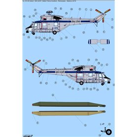 Big Model Vinci 48003 Kalkomania W3W Sokół Policja 1/48
