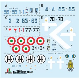 Italeri 2801 1/48 Fiat CR.42 Battle of Britain 80th Anniversair