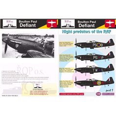 ROP o.s. MNFDL48025 1:48 Boulton Paul Defiant - Night predators of the RAF