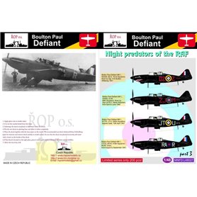 ROP o.s. MNFDL48027 1:48 Boulton Paul Defiant - Night predators of the RAF