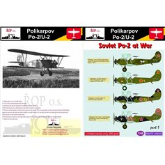 Ropos 1:48 Kalkomanie do Polikarpov Po-2/U-2 - SOVIET PO-2 AT WAR