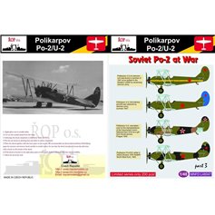 Ropos 1:48 Kalkomanie do Polikarpov Po-2/U-2 - SOVIET PO-2 AT WAR