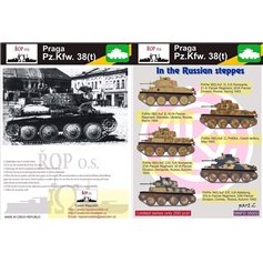 Ropos 1:35 Kalkomanie do Praga Pz.Kpfw.38(t) - IN THE RUSSIAN STEPPES