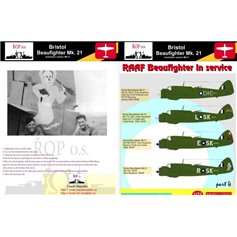 Ropos 1:72 Kalkomanie do Bristol Beaufighter Mk.21 - RAAF BEAUFIGHETR IN SERVICE