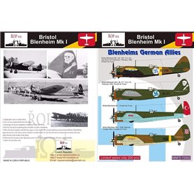 ROP o.s. MNFDL72002 1:72 Bristol Blenheim Mk I - Blenheims German Allies