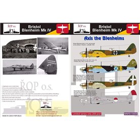 ROP o.s. MNFDL72004 1:72 Bristol Blenheim Mk IV - Axis the Blenheims