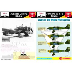 Ropos 1:72 Kalkomanie do Junkers Ju-87B Stuka - STUKA IN THE REGIA AERONAUTICA