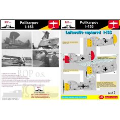 Ropos 1:72 Kalkomanie do Polikarpov I-153 - LUFTWAFFE CAPTURED I-153