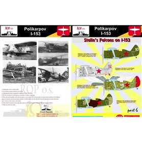 ROP o.s. MNFDL72021 1:72 Polikarpov I-153 - Stalin's Falcons on I-153