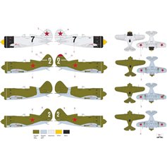 ROP o.s. MNFDL72022 1:72 Polikarpov I-16 Rata - Stalin's Falcons on I-16