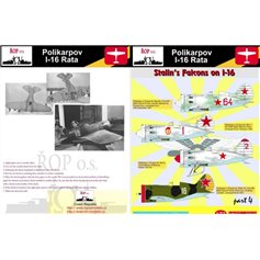 ROP o.s. MNFDL72025 1:72 Polikarpov I-16 Rata - Stalin's Falcons on I-16