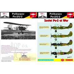 Ropos 1:72 Kalkomanie do Polikarpov Po-2/U-2 - SOVIET PO-2 AT WAR