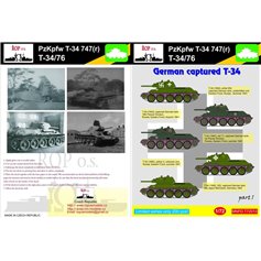 ROP o.s. MNFDT72013 1:72 Pz.Kpfw T-34 747(r) - German captured T-34