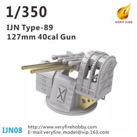 Very Fire IJN08 1/350 IJN Type 89 127mm Twin AA Guns(6 sets)