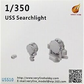 Very Fire USS10 1/350 USS Searchlight(3 types, 12 sets)