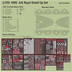 Very Fire 1:350 Dodatki do HMS Ark Royal dla Trumpeter 65307