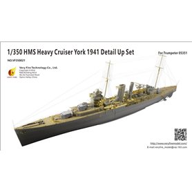 Very Fire VF350021 1/350 HMS York 1941  Detail up Set for (for Trumpeter 05351)