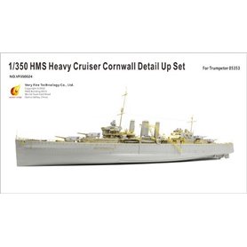 Very Fire VF350024 1/350 HMS Cornwall Super Detail Set for Trumpeter kit 05353