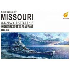 Very Fire 1:350 USS Missouri BB-63 - US NAVY BATTLESHIP 