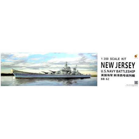 Very Fire VF350911 1/350  U.S. Navy Battleship New Jersey (BB-62)