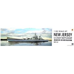 Very Fire 1:350 USS New Jersey BB-62 - US NAVY BATTLESHIP 