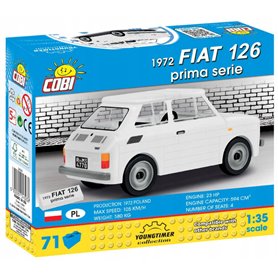 Cobi 24523 Cars Fiat 126 Prima series 1972 270 kl