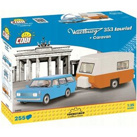 Cobi 24592 Cars Wartburg 353 tourist + caravan 255