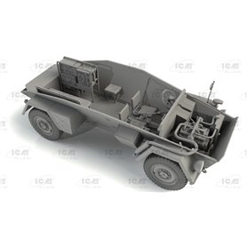ICM 35110 Sd.Kfz. 247 Ausf.B, German Command Armoured Vehicle (100% new molds)