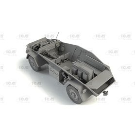 ICM 35110 Sd.Kfz. 247 Ausf.B, German Command Armoured Vehicle (100% new molds)