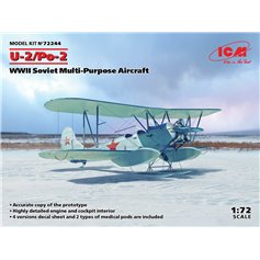 ICM 1:72 Polikarpov U-2/Po-2 - WWII SOVIET MULTI-PURPOSE AIRCRAFT 