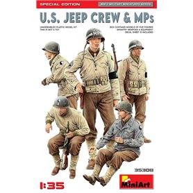 Mini Art 35308 US Jeep Crew & MPs. Special Edition