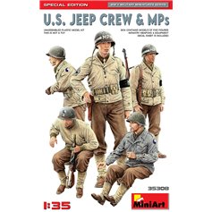 Mini Art 1:35 US JEEP CREW AND MPS - SPECIAL EDITION