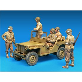 Mini Art 1:35 US JEEP CREW AND MPS - SPECIAL EDITION