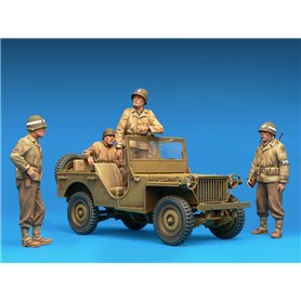 Mini Art 1:35 US JEEP CREW AND MPS - SPECIAL EDITION