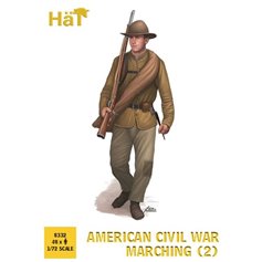 HaT 1:72 AMERICAN CIVIL WAR MARCHING (2) 