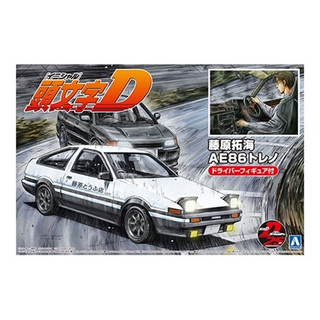 AOSHIMA 05954 - 1/24 FUJIWARA TAKUMI AE86 TRUENO