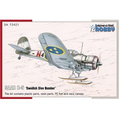 Special Hobby 1:72 SAAB B-5 - SWEDISH DIVE BOMBER