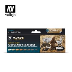 Vallejo 80254 Zestaw farb WIZKIDS - WOODLAND CREATURES